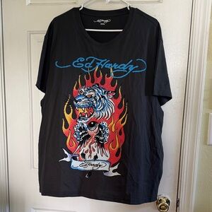 NWT XXL Ed Hardy Rhinestone Tshirt